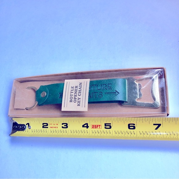 3/$15 NEW KEY CHAIN BOTTLE OPENER Adventure Awaits PAPER RIOT Green Men’s UNISEX - Picture 5 of 13